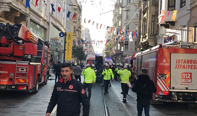 Son dakika: İstiklal Caddesi'nde Patlama
