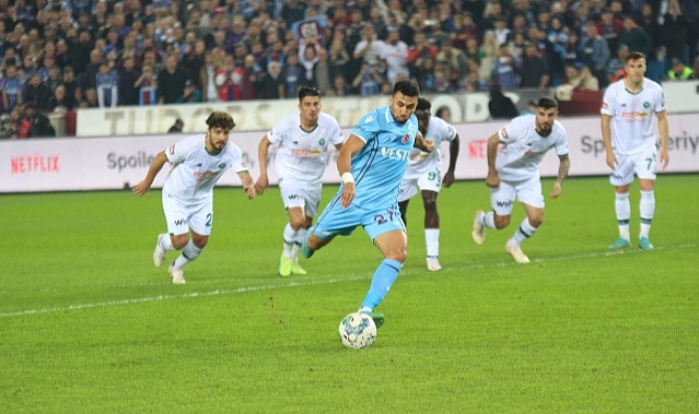 Trabzonspor 1 Puana Razı Oldu
