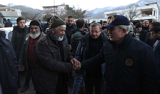 Bakan Hulusi Akar Deprem Bölgesi Hatay'ı Ziyaret Etti