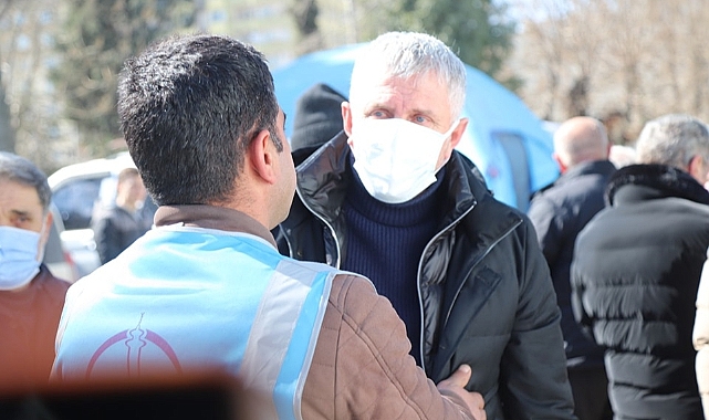 Başkan Sarıalioğlu Deprem Bölgesine Gitti