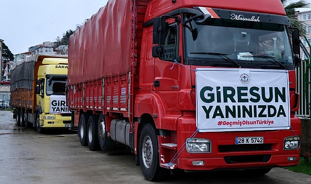 Giresun Afetin Yaralarını Sarmak İçin Seferber Oldu