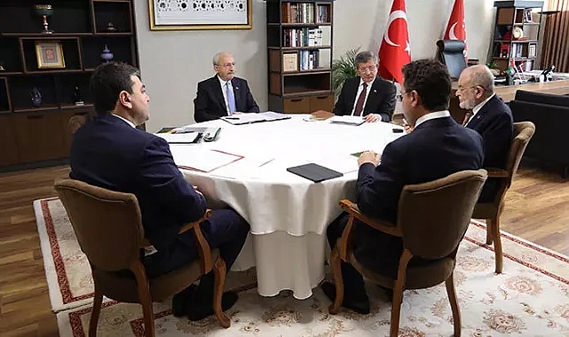 6'lı Masa Akşener'siz Toplandı: Aynı İstikamette Devam Edeceğiz