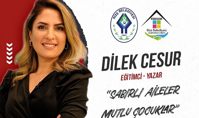 Rize'de "Sabırlı Aileler, Mutlu Çocuklar" Konferansı