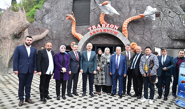 Başkan Genç Karaismailoğlu'na Trabzon Akvaryum'u Gezdirdi