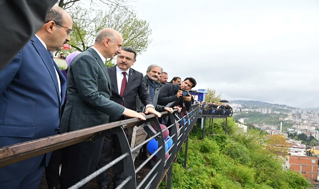 Boztepe Seyir Terası Törenle Açıldı