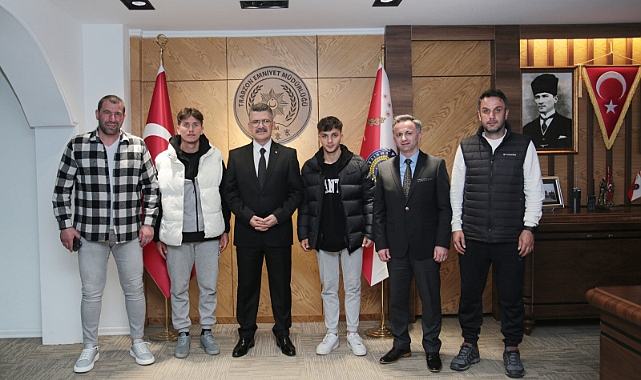 Yomraspor'dan  Emniyet Müdürü Murat Esertürk'e Ziyaret