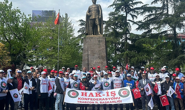 Hak-İş 1 Mayıs Nedeniyle Basın Açıklaması Yaptı