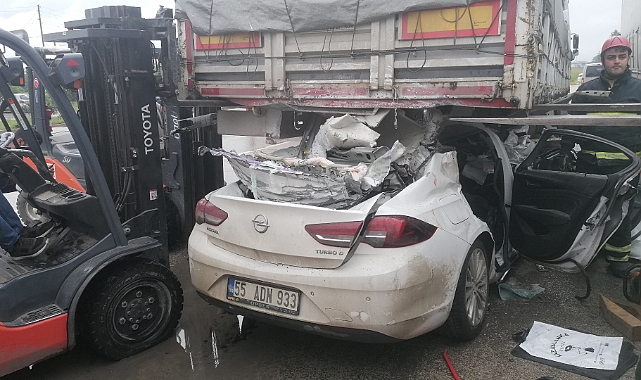 Samsun'da Feci Kaza: 1 Kişi Hayatını Kaybetti