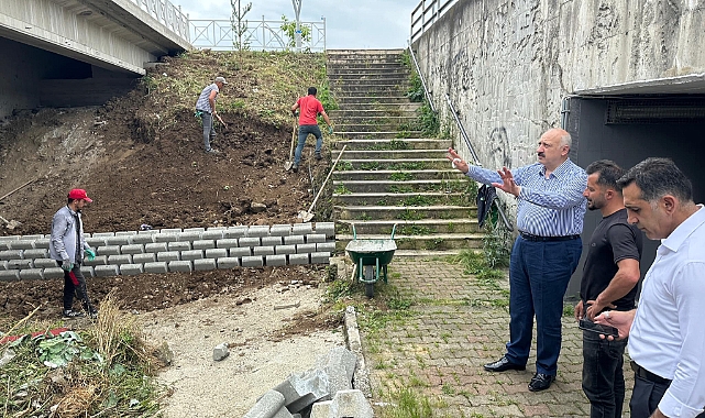 Araklı'da Alt Geçitler Estetik Görüntüye Kavuşuyor