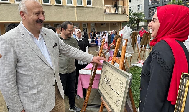 Araklı Halk Eğitim Merkezi Yıl Sonu Sergisi Yapıldı