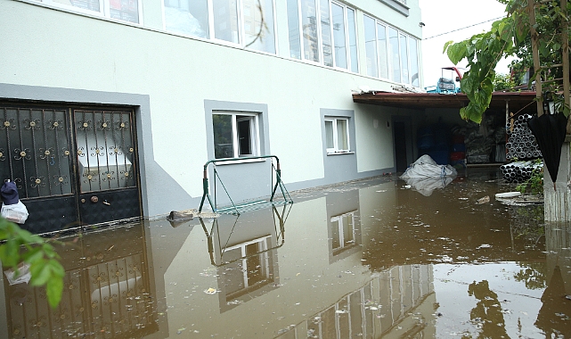 Fatsa'da Sağanak Su Baskınına Sebep Oldu