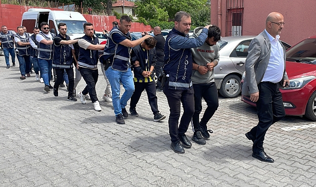 Karabük'te Hırsızlık Operasyonu 8 Kişi Tutuklandı