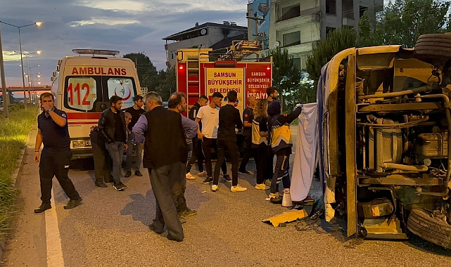 Samsun'da Trafik Kazası: 1 Ölü