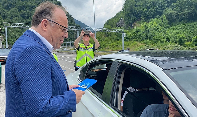 Vali Mustafa Tutulmaz Bayram Öncesi Trafik Denetimine Katıldı