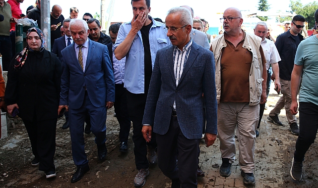 Bakan Uraloğlu Selden Etkilenen Giresun'u Ziyaret Etti