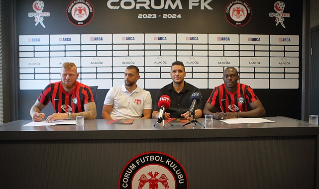 Çorum FK, Zargo Toure ve Thomas Verheydt ile 2'şer Yıllık Sözleşme İmzaladı