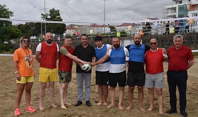 Espiye'de 1.Plaj Voleybolu Turnuvası Başladı