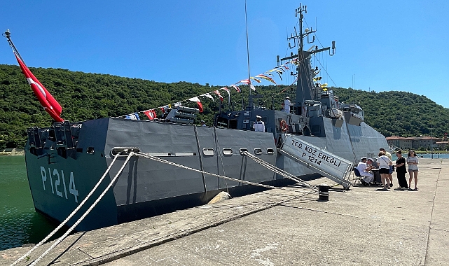 TCG Karadeniz Ereğli Gemisi Bartın'da Ziyarete Açıldı