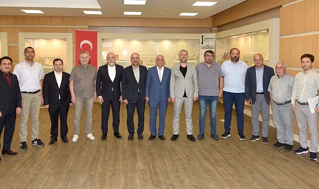 Zonguldak'taki Ticaret ve Sanayi Odaları Başkanları TTSO'yu Ziyaret Etti
