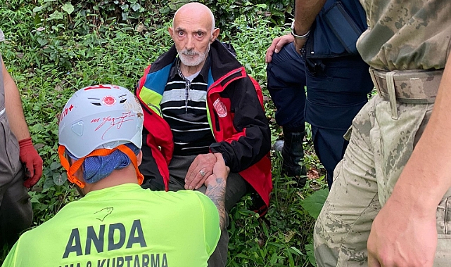 Kaybolan 73 Yaşındaki Alzheimer Hastası Adam Arama Kurtarma Ekiplerinin Çalışmasıyla Bulundu