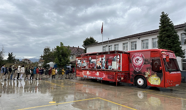 Çanakkale Savaşları Mobil Müzesi Düzce'de