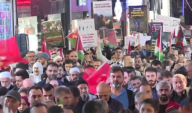 Trabzon'da İsrail'in Gazze Saldırısı Protesto Edildi