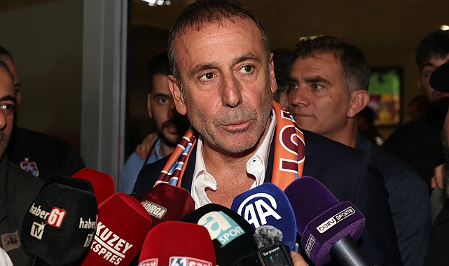 Trabzonspor Teknik Direktörü Abdullah Avcı Trabzon'da