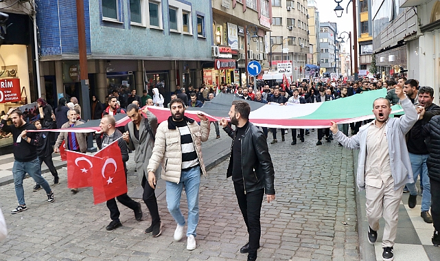 Trabzonspor Taraftar Dernekleri İsrail'i Protesto Etti