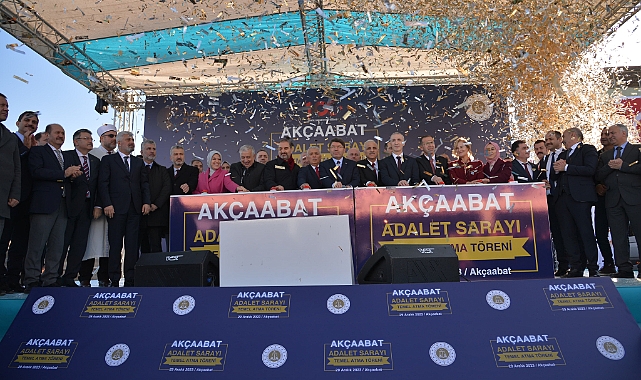 Akçaabat Adalet Sarayı'nın Temeli Törenle Atıldı