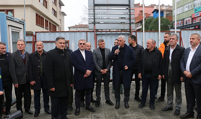 Of'ta Kentsel Dönüşüm Kapsamında Temel Atma Töreni Yapıldı