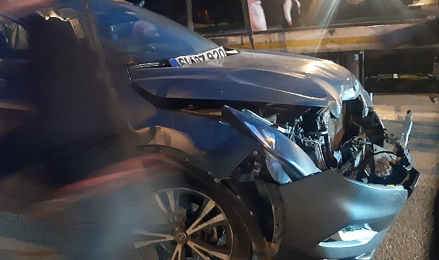 Trabzon'da Basın Mensuplarının Aracı Maç Dönüşü Kaza Yaptı