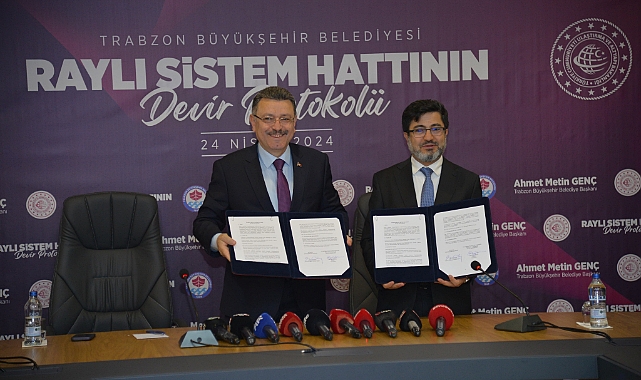 Hafif Raylı Sistem Projesi İçin Protokol İmzalandı