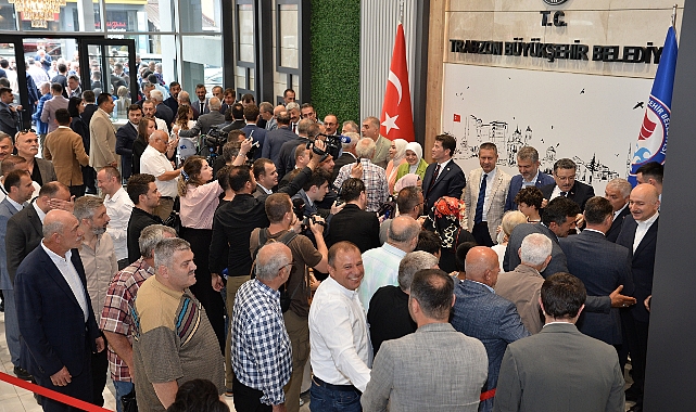 Trabzon Büyükşehir Belediyesi'nde Bayramlaşma Töreni Yapıldı