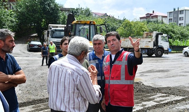 Başkan Kaya Sağanak Yağışın Vurduğu Mahallelerde İncelemelerde Bulundu
