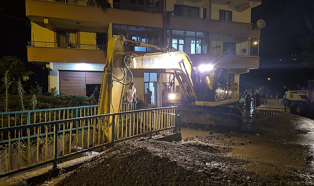 Of'ta Su Baskını Kontrol Altına Alındı
