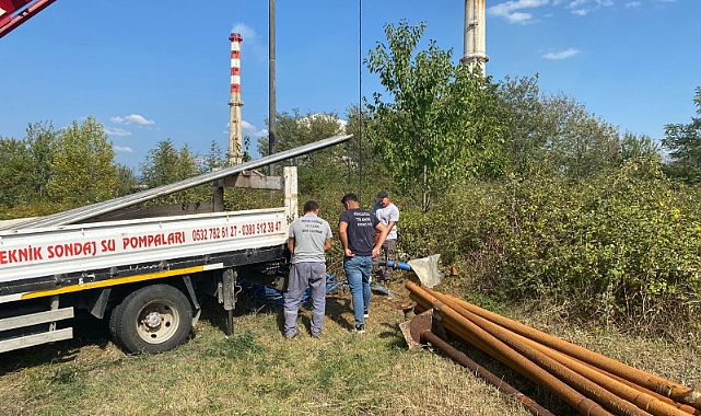 Düzce Belediyesi Kuraklık Nedeniyle Yaşanan Su Kesintilerine Yeraltı Kaynaklarıyla Çözüm Buldu