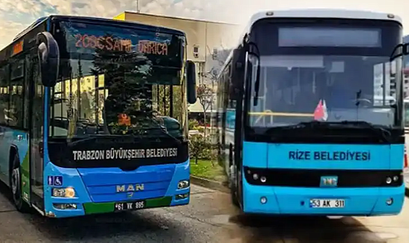 Rize-Trabzon Otobüs Saatlerinde Değişiklik Yapıldı