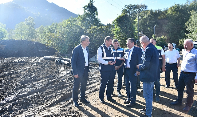 Başkan Genç Arsin'de Çalışmaları İnceledi