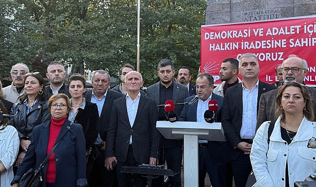 CHP Trabzon'dan  Esenyurt Belediye Başkanı Ahmet Özer'in Tutuklanmasına Tepki