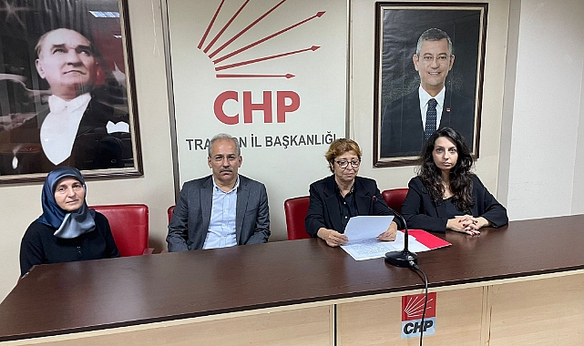 CHP Trabzon Kadın Kolları 11 Ekim Dünya Kız Çocukları Günü Nedeniyle Basın Açıklaması Yaptı