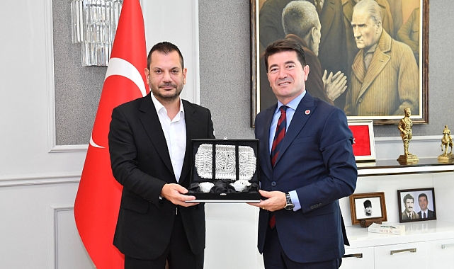 Trabzonspor Başkanı Ertuğrul Doğan, Başkan Kaya'yı Ziyaret Etti