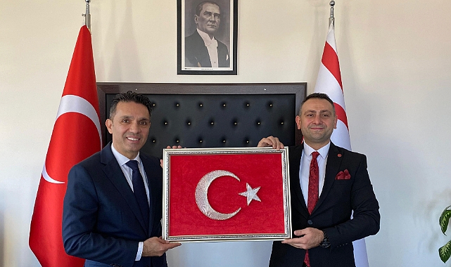 Saadet Partisi Ortahisar İlçe Başkano Burak Turhan KKTC Trabzon Konsolosu Erek Çağatay'ı Ziyaret Etti