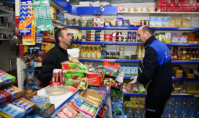 Giresun'da Zabıta Ekipleri Okul Çevresindeki Bakkalları Denetledi