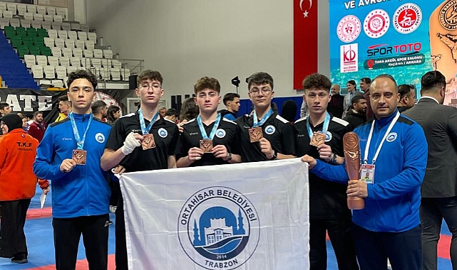 Ortahisar Belediyesi Karate Takımı 5 Bronz Madalya Kazandı