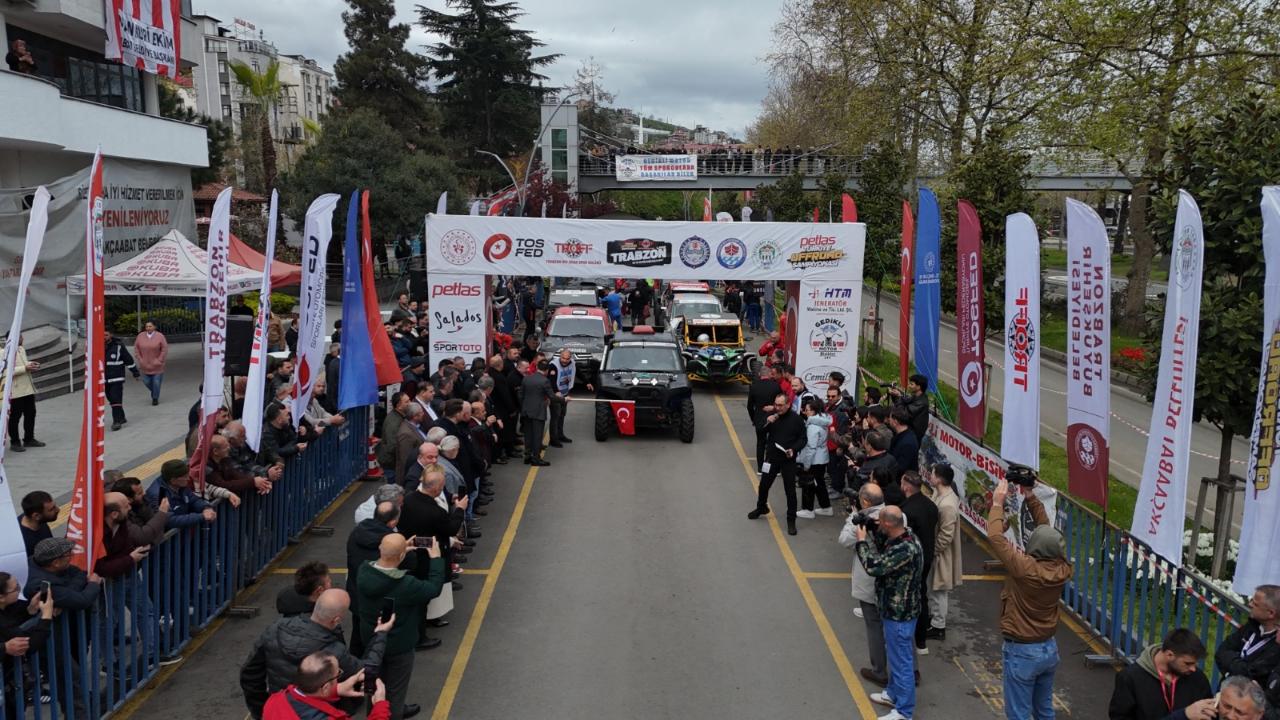 Akçaabat'ta Off-Road Heyecanı Başladı
