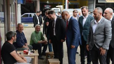 Anahtar Parti Trabzon İl Başkanı Kalkışım, Sürmene'de Esnaf Ziyareti Gerçekleştirdi