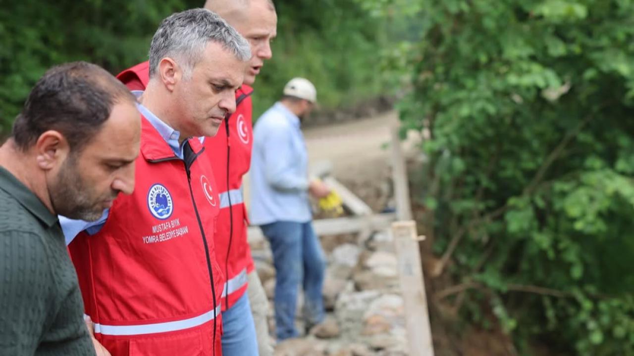 Başkan Bıyık, Yomra'daki Projeleri Yerinde İnceledi