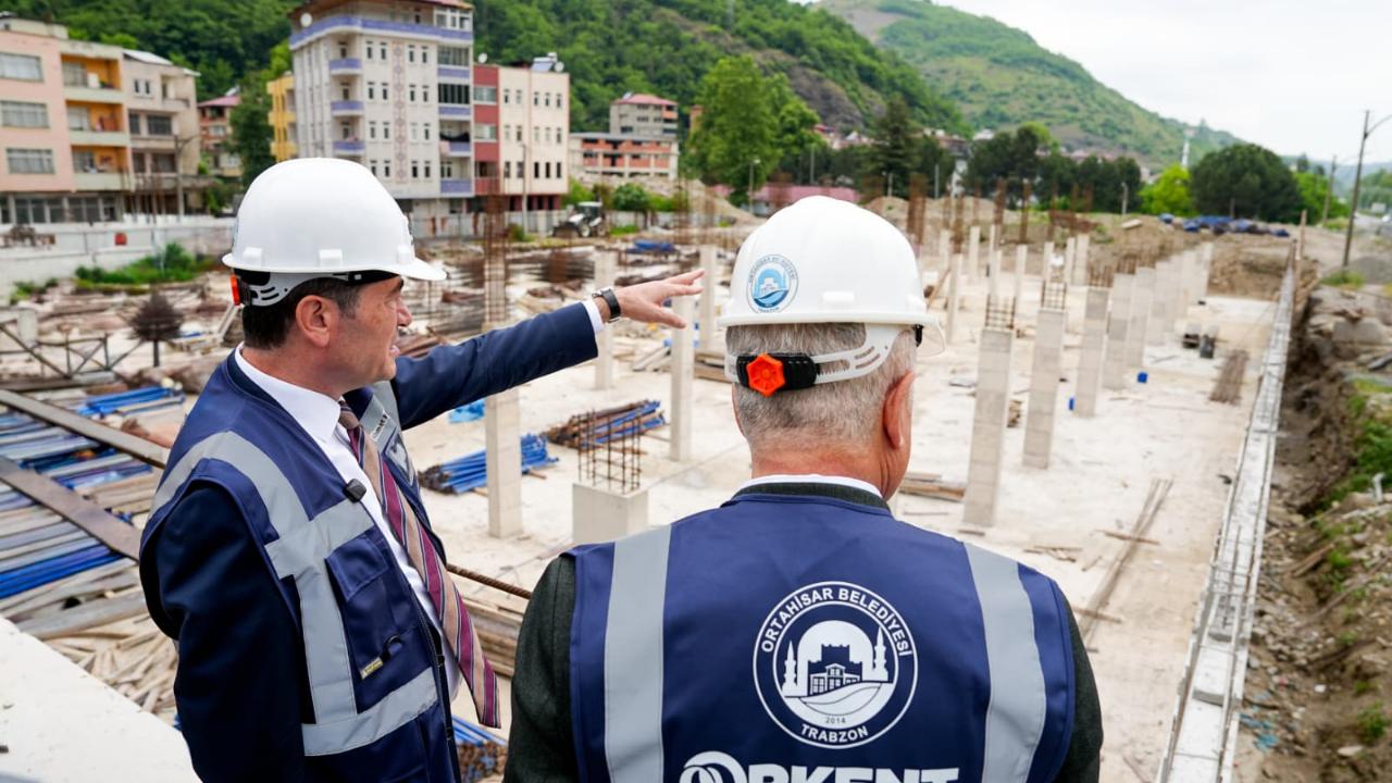 Başkan Kaya Çağlayan Kentsel Dönüşüm Projesinden İnceleme Yaptı