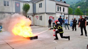 Ortahisar Belediyesi'nden Personele Yangın Güvenliği Eğitimi